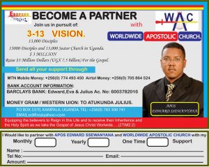 Partner worldwide apostolic church